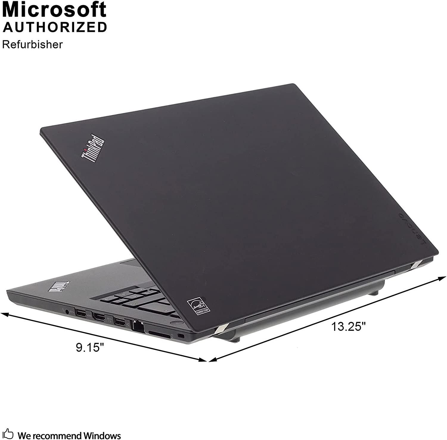 (SPECIAL OFFER) Refurbished Lenovo ThinkPad T470s laptop Intel Core i5 6th Gen 8GB RAM 128GB SSD 14'' inch Refurbished Laptops computer notebook Bluetooth Webcam  Black