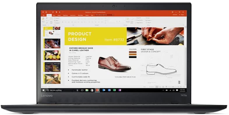 (SPECIAL OFFER) Refurbished Lenovo ThinkPad T470s laptop Intel Core i5 6th Gen 8GB RAM 128GB SSD 14'' inch Refurbished Laptops computer notebook Bluetooth Webcam  Black