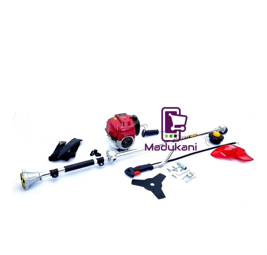 4-Stroke 35cc Petrol Brushcutter with 3T Blade, Nylon Trimmer