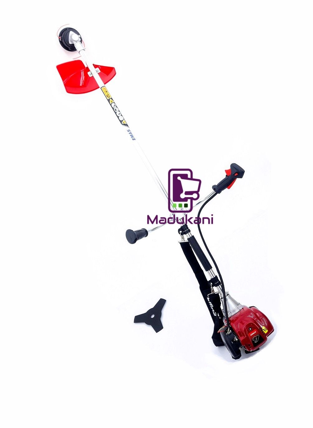 4-Stroke 35cc Petrol Brushcutter with 3T Blade, Nylon Trimmer