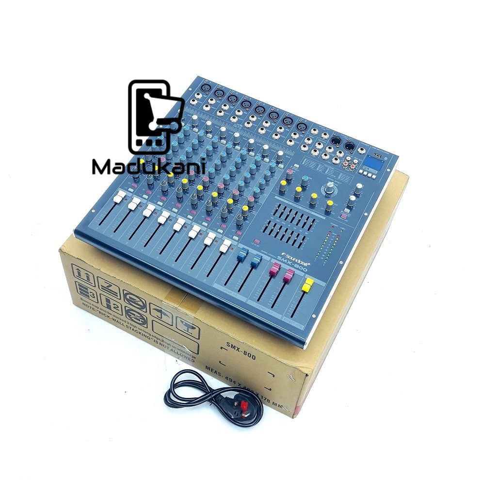 SoundCraft SMX800 8 Channel Rack Mountable PLAIN Mixer