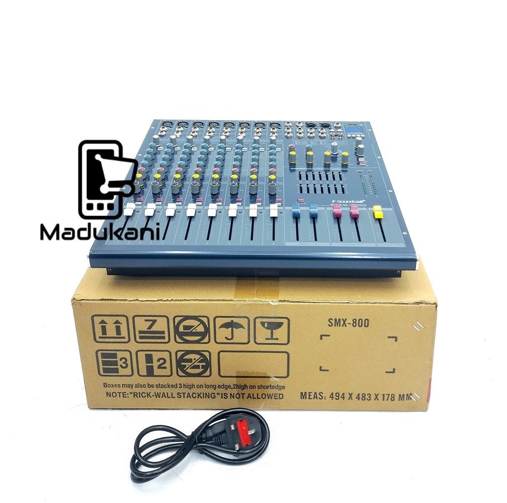 SoundCraft SMX800 8 Channel Rack Mountable PLAIN Mixer