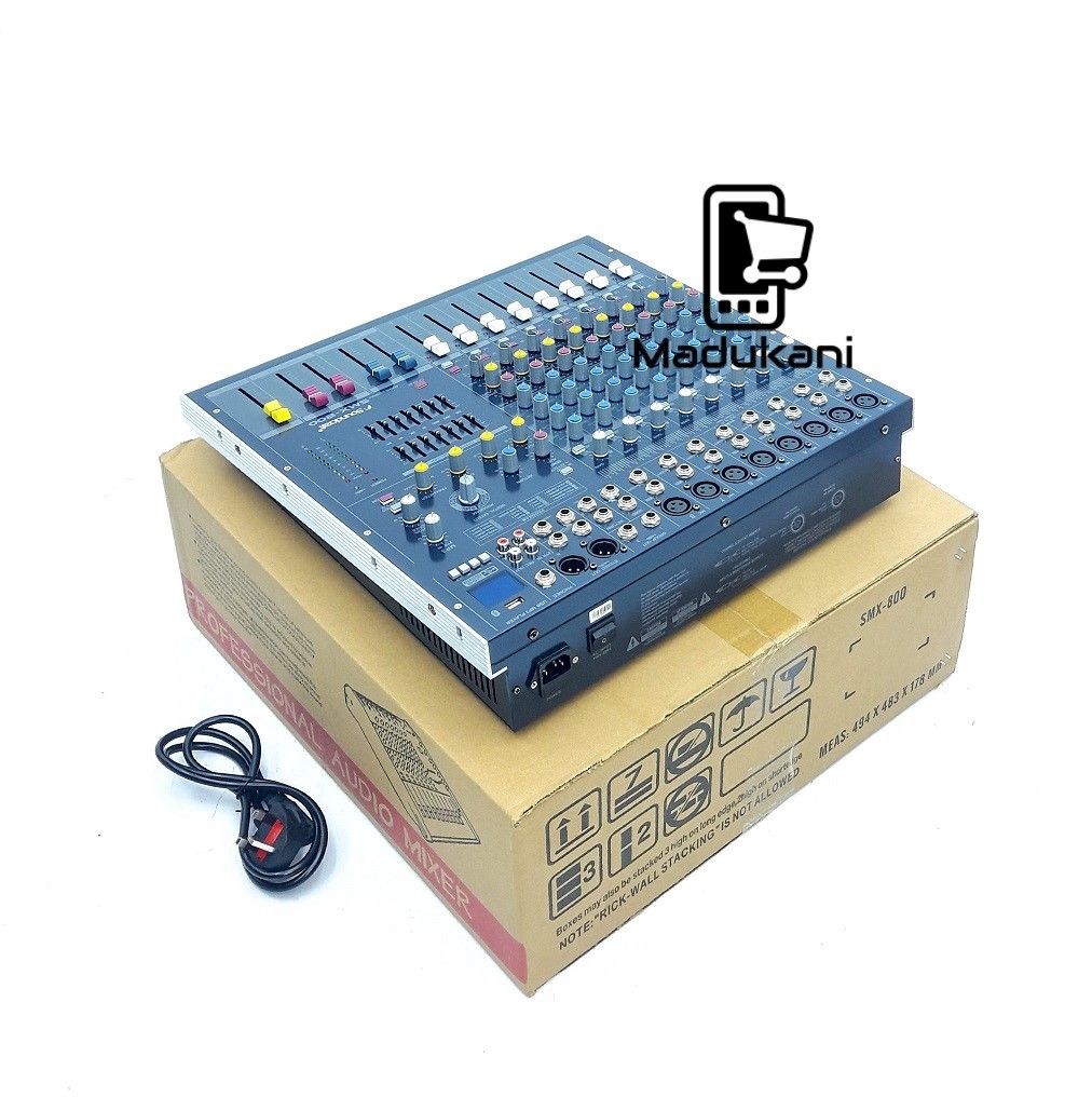 SoundCraft SMX800 8 Channel Rack Mountable PLAIN Mixer