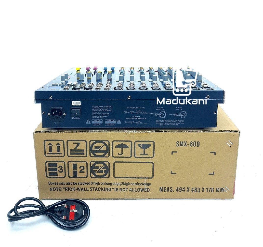 SoundCraft SMX800 8 Channel Rack Mountable PLAIN Mixer