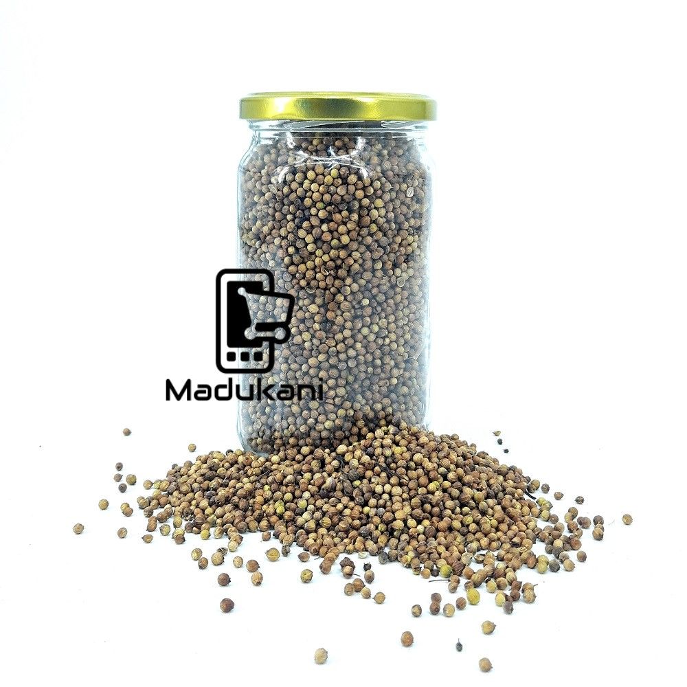 250g Whole Coriander Dhania Seeds in Reusable 720ml Glass Jar