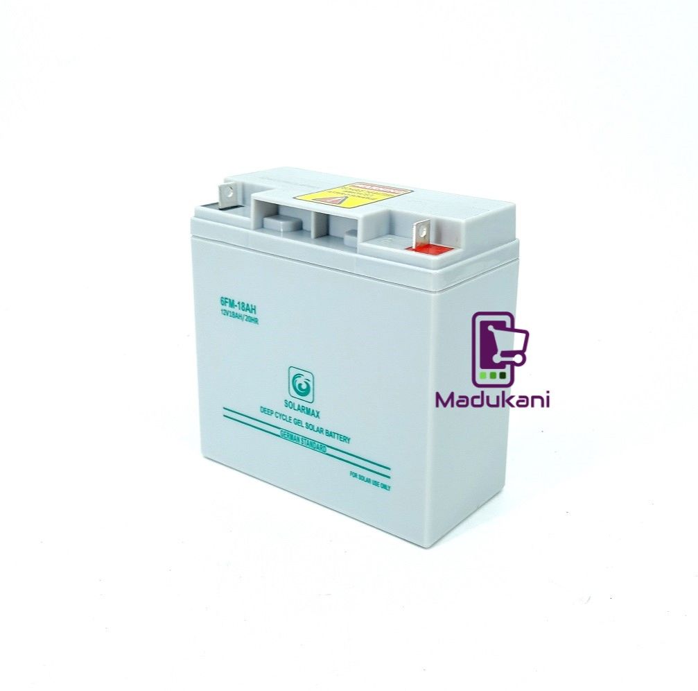 Solarmax 12V 6FM 18AH 20HR Maintenance Free Deep Cycle Solar Battery