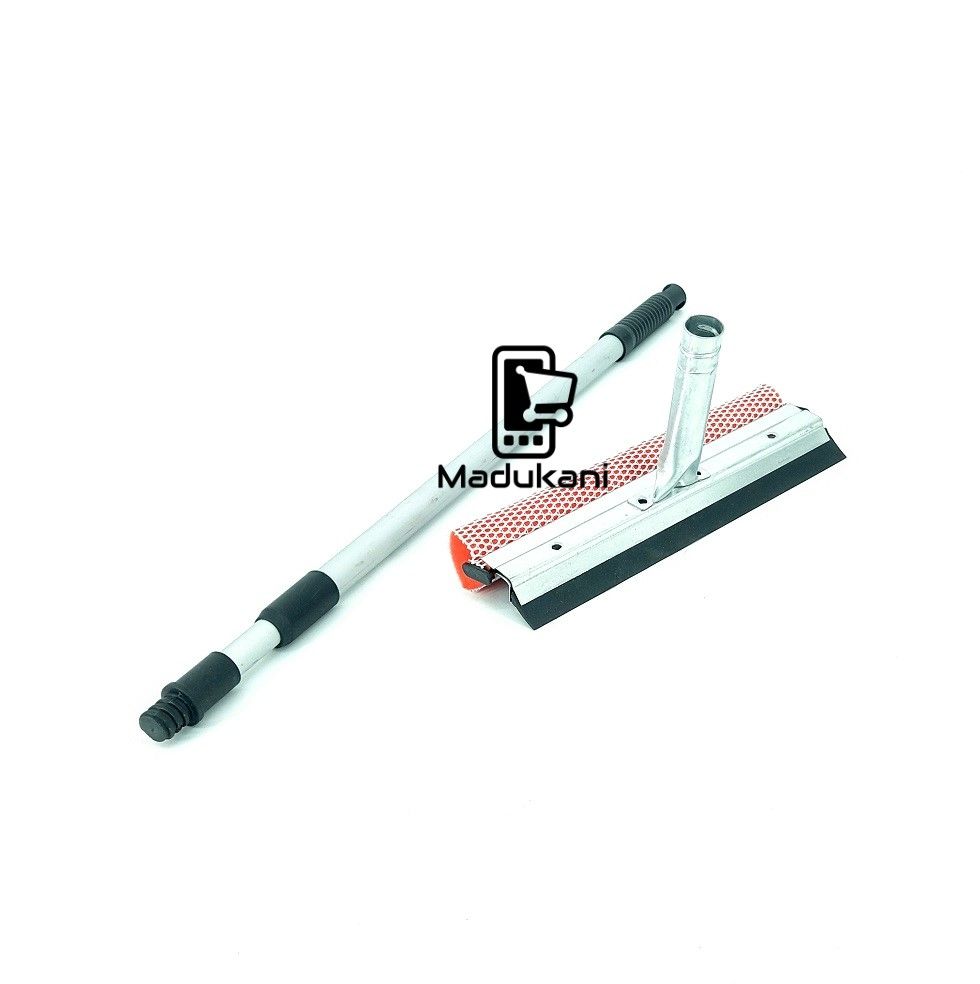 1m 3ft Heavy Duty Telescopic Window Cleaner Sponge and Squeegee