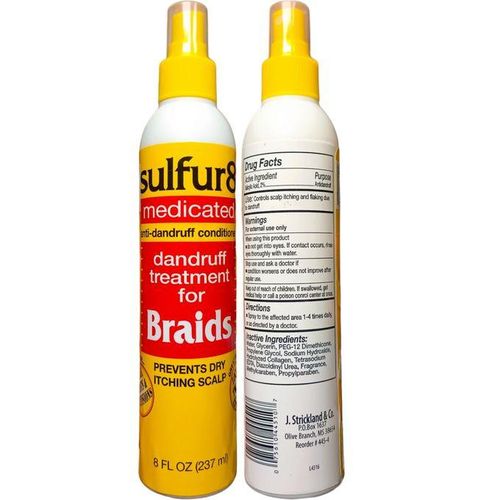 sulphur8 Sulphur 8 Medicated Anti Dandruff Conditioner Braids spray