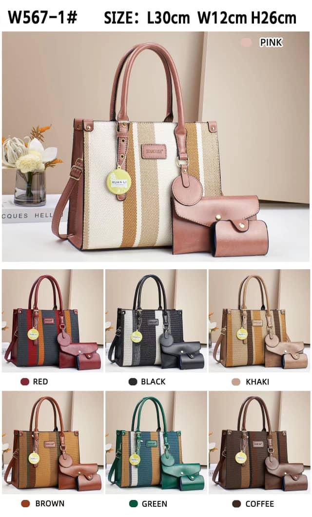3 IN I LADIES HANDBAGS ELEGANT CUTE