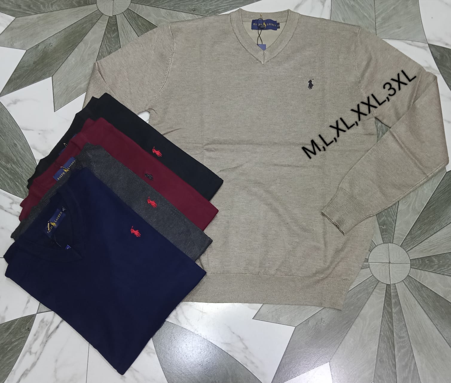 MENS POLO SWEATERS LEGIT AND 100% COTTON Classic Elegance and Comfort: Men's Polo Sweaters in Fine Cotton, Wool, and Cashmere