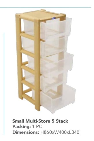Heavy plastic Kenpoly multi-store stack drawers/organizer