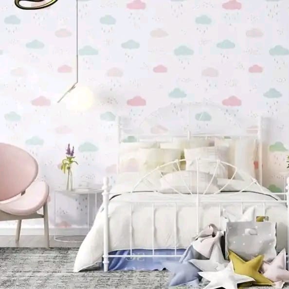 3D Home decorative wall covering/wallpaper and one packet of glue