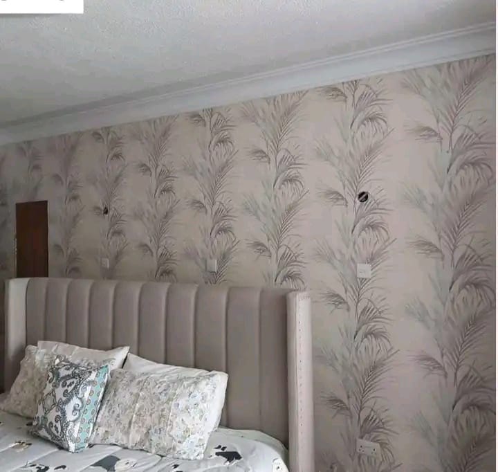 3D Home decorative wall covering/wallpaper and one packet of glue