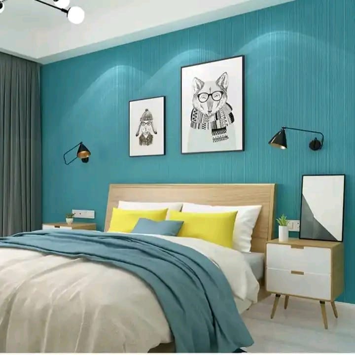 3D Home decorative wall covering/wallpaper and one packet of glue