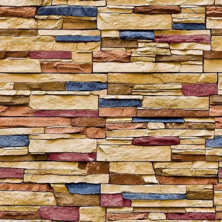 3D Home decorative wall covering/wallpaper and one packet of glue