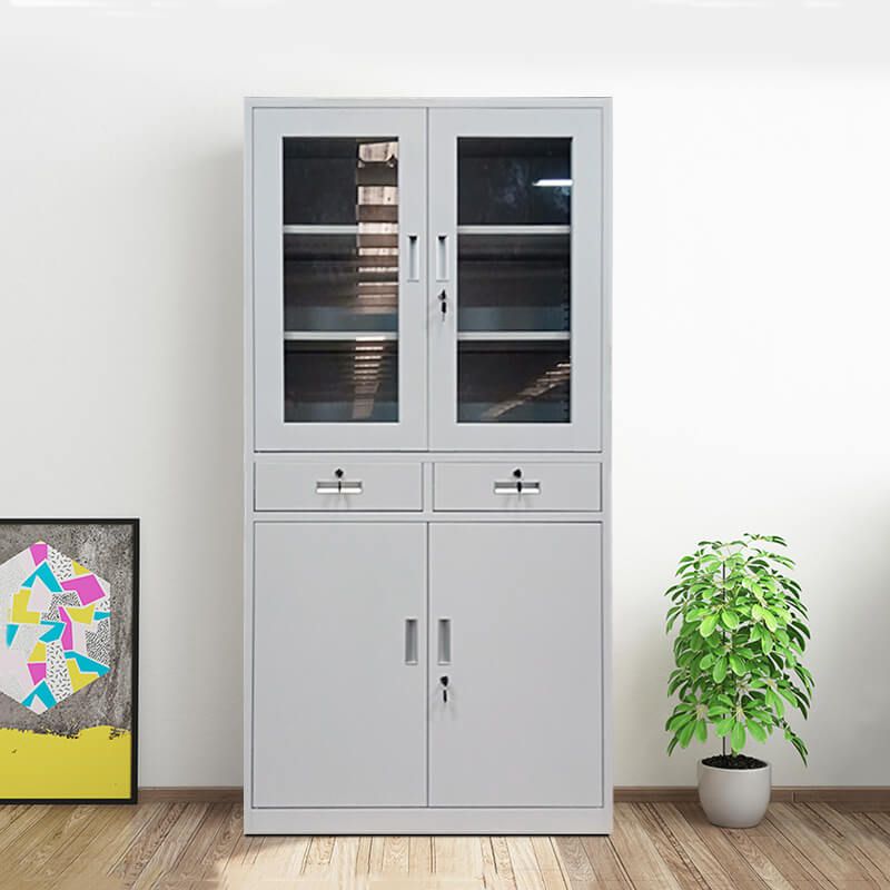 Heavy Metallic stainless steel cabinet drawer  with 4 doors and 2 drawers ...Dimensions H;180CMXL;85CMXW;39CM