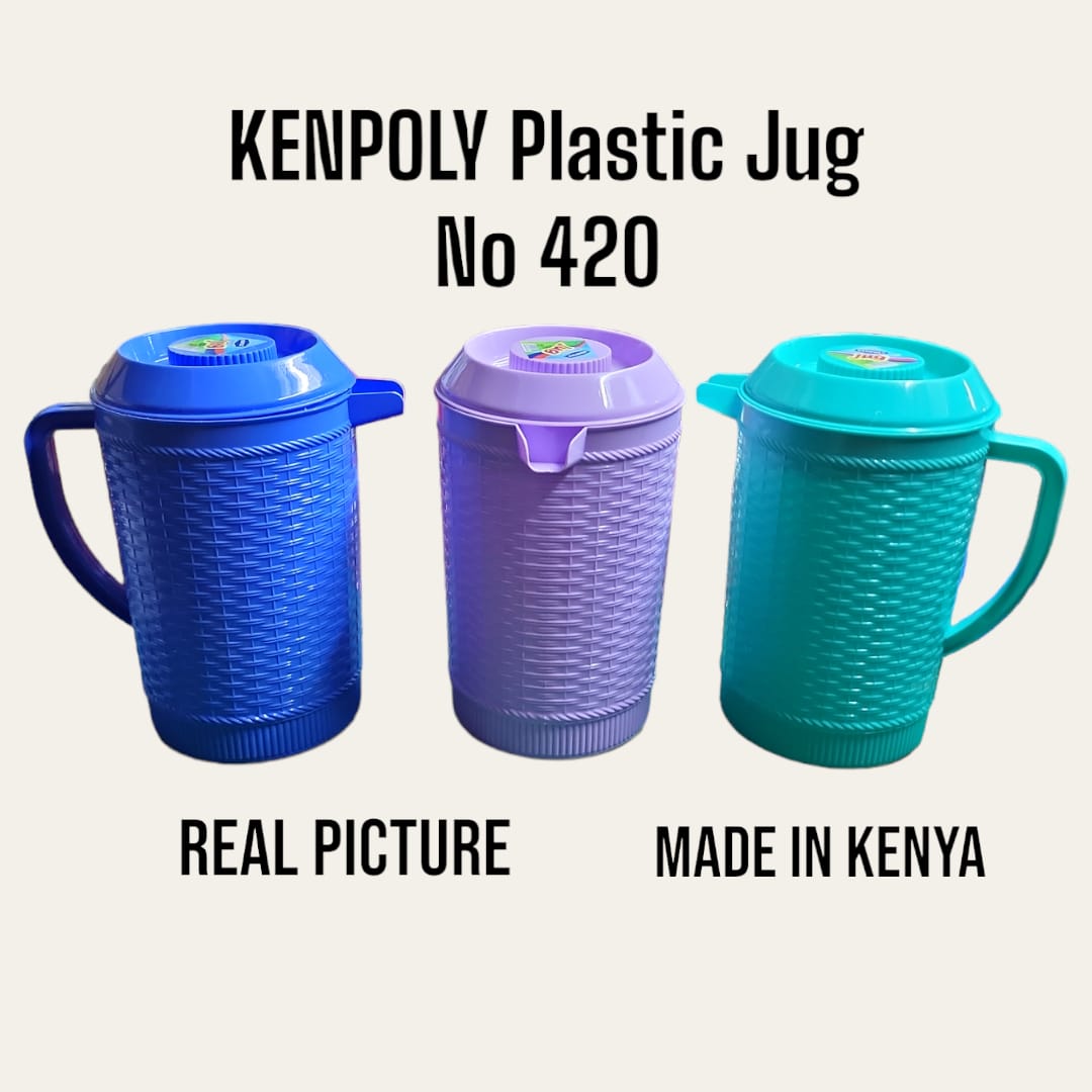 3pcs Kenpoly Plastic Jug and capacity of 4 litres