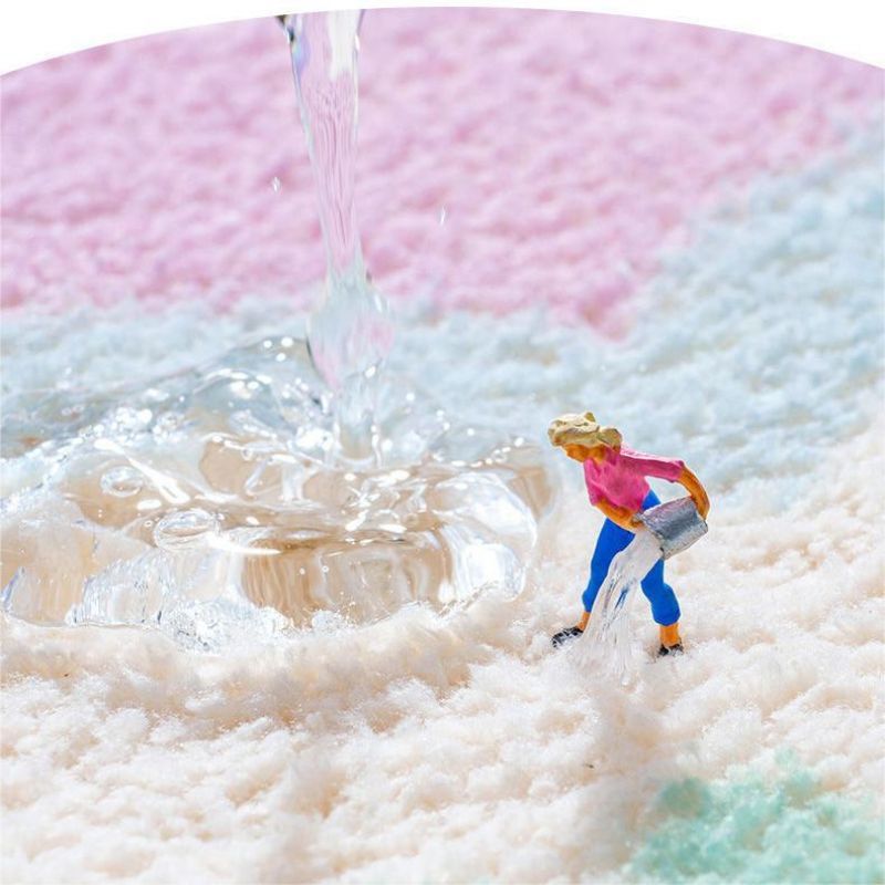Bathroom Door Absorbent Toilet Imitation Cashmere Door Mat Toilet Door Non-Slip Bedroom Mat Doormats