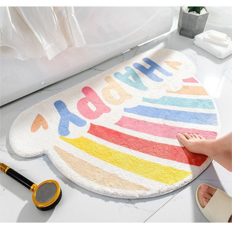 Bathroom Door Absorbent Toilet Imitation Cashmere Door Mat Toilet Door Non-Slip Bedroom Mat Doormats