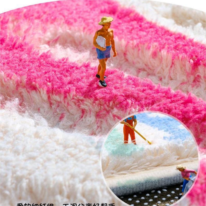 Bathroom Door Absorbent Toilet Imitation Cashmere Door Mat Toilet Door Non-Slip Bedroom Mat Doormats