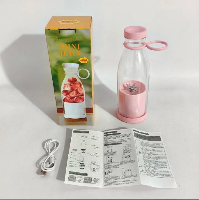 Personal Size Blenders Portable Simple Personality Blender Bottle Shake Smoothie Usb Charging Mini Blender Electric Fresh Juicer 6 Blades  Personal Size Blenders