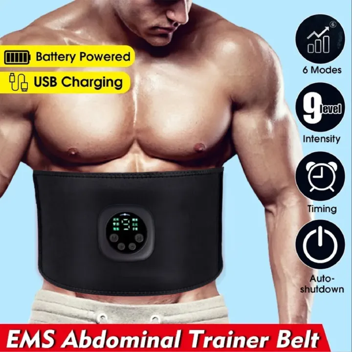 Waist Massager EMS Fitness Muscle Stimulator Electric Slimming Belt Lose Weight Fitness Vibrating Massager Fat Burning Trainer