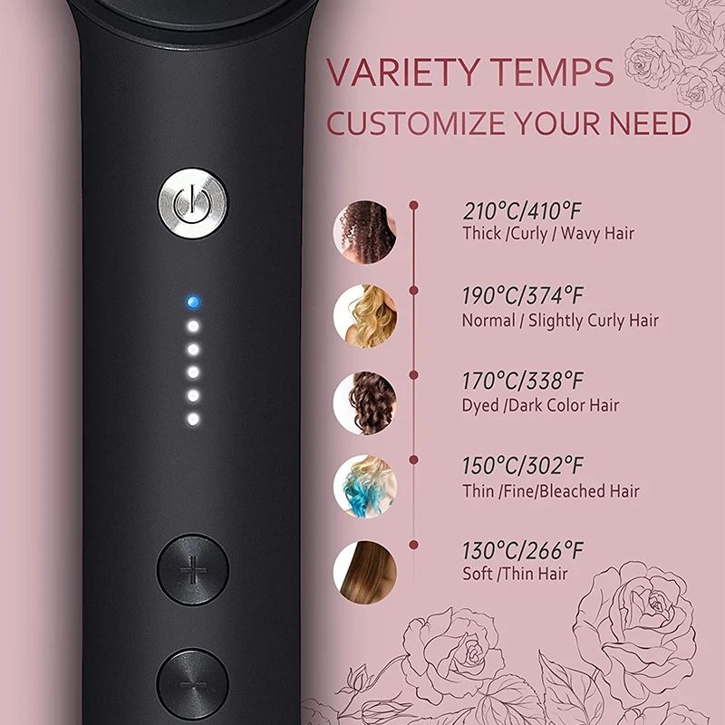 Hot Comb Hair straightener comb Hair Curler Hair crimper fast Heating not hurt Hair Straight Hair Curling rambut Anti-Scalding Styling Tool Straightening Brush