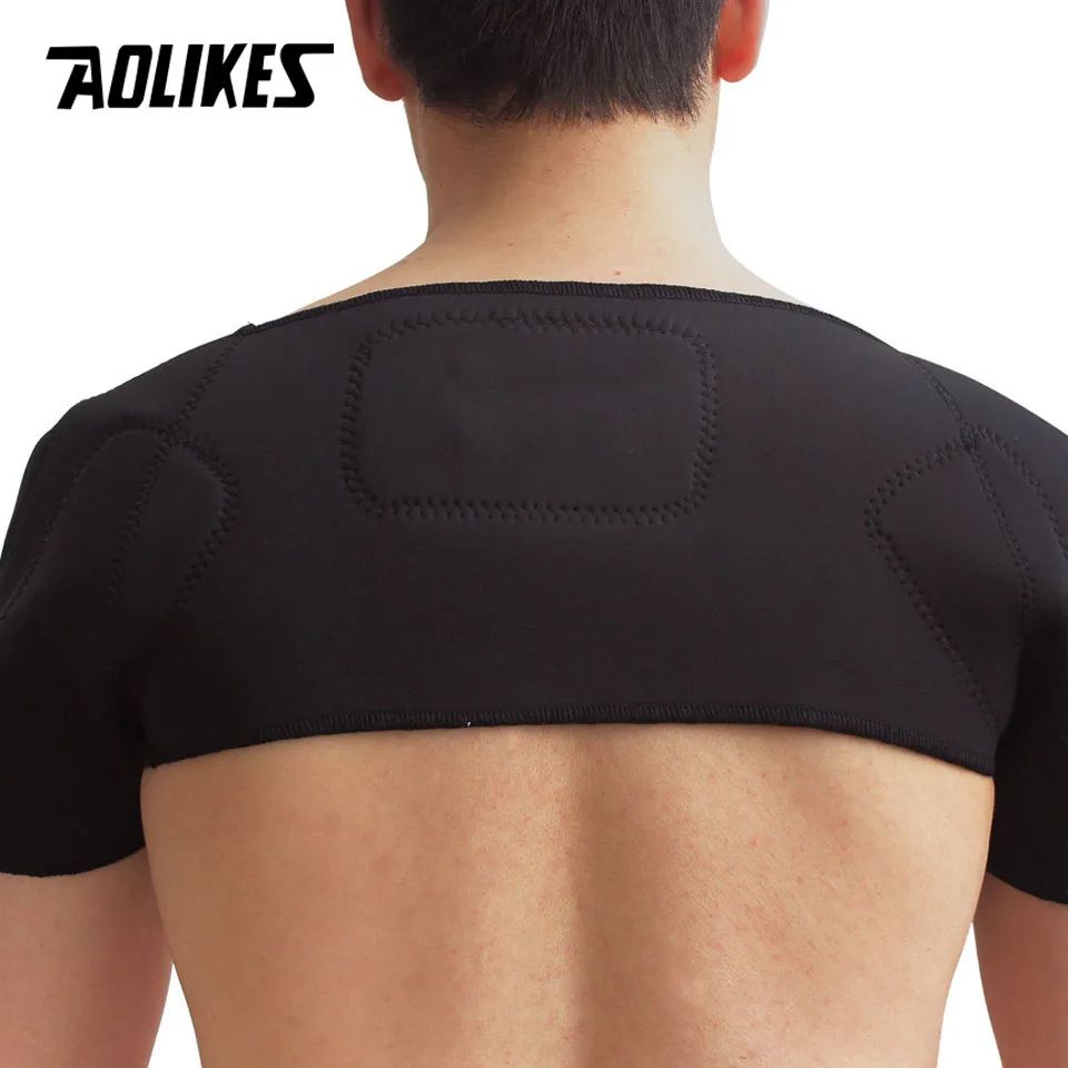 1PCS Self-heating Tourmaline Shoulder Magnetic Therapy Support Brace Belt