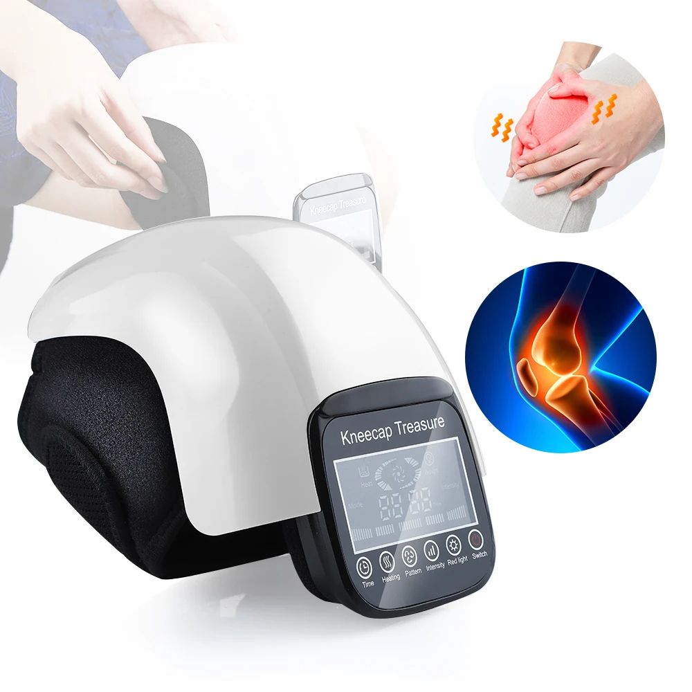 Electric Infrared Heating Knee Massage Air Pressure Vibration Physiotherapy Instrument Knee Massage Rehabilitation Pain Relief