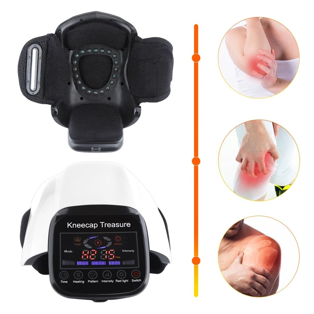 Electric Infrared Heating Knee Massage Air Pressure Vibration Physiotherapy Instrument Knee Massage Rehabilitation Pain Relief