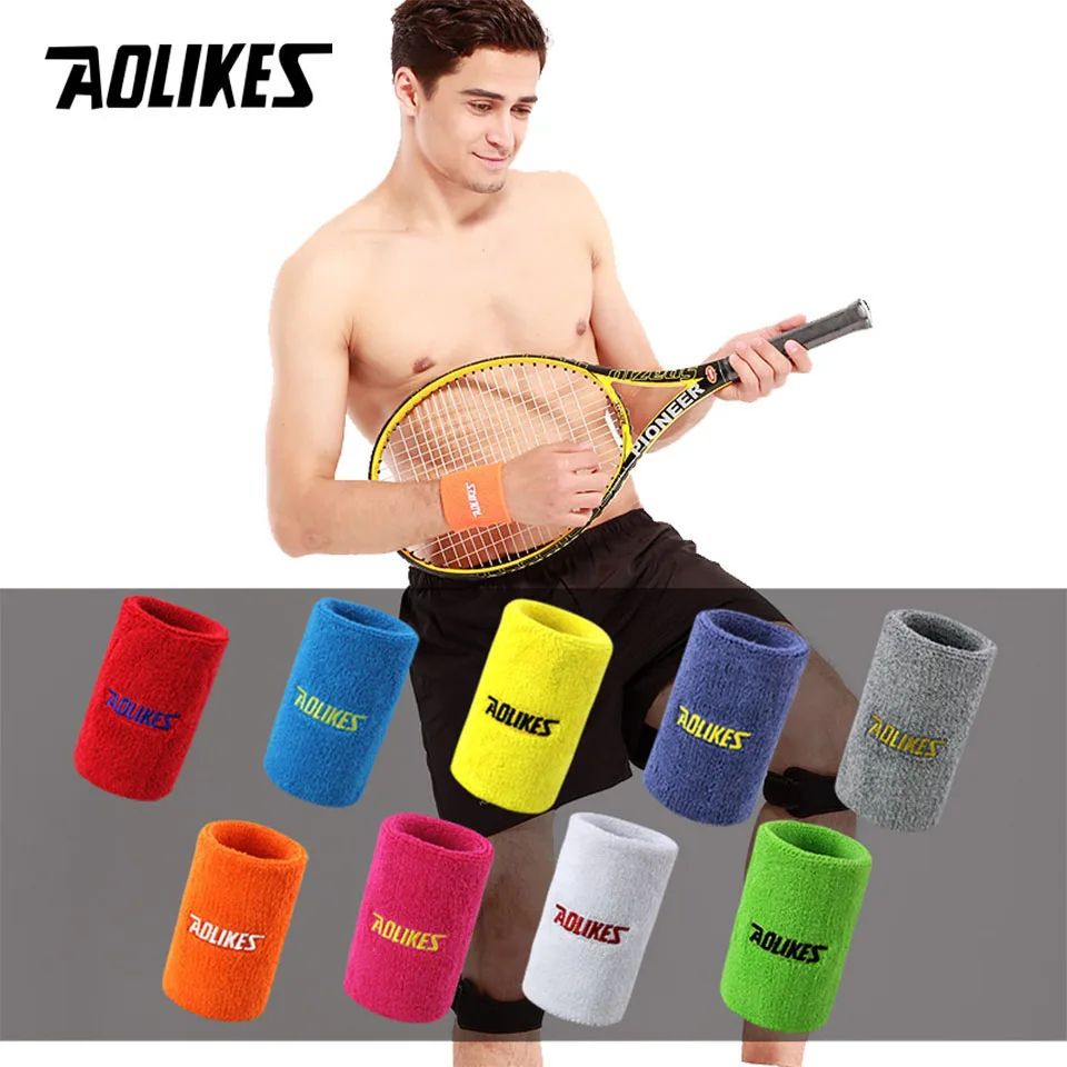 1PCS 8cm/11cm Gym Protector Wristband Weightlifting Wrist Support Sport Wrist Brace Tennis Badminton Basketball Sweatbands Guard