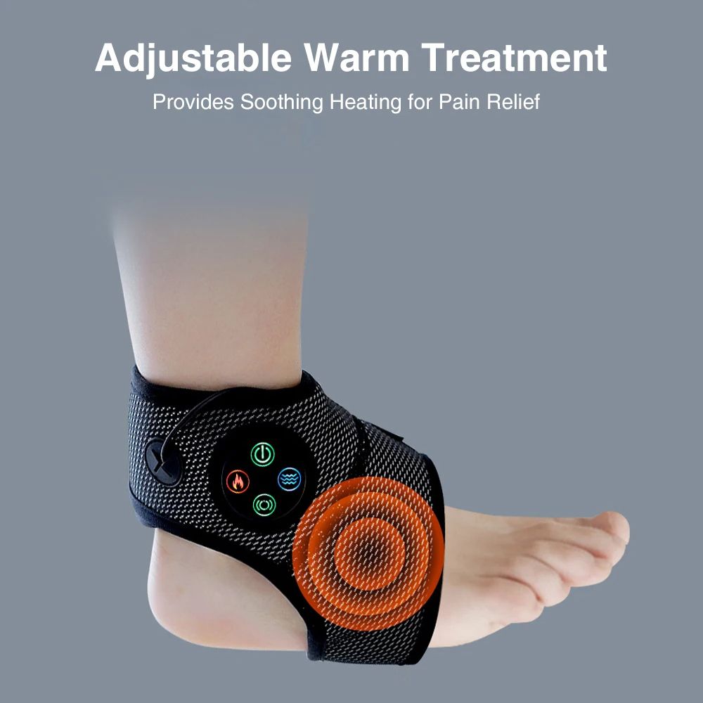 Electric Ankle Massager Ankle Brace Relaxation Treatment Air Compression Foot Massager Pain Relieve Health Care Foot Massage