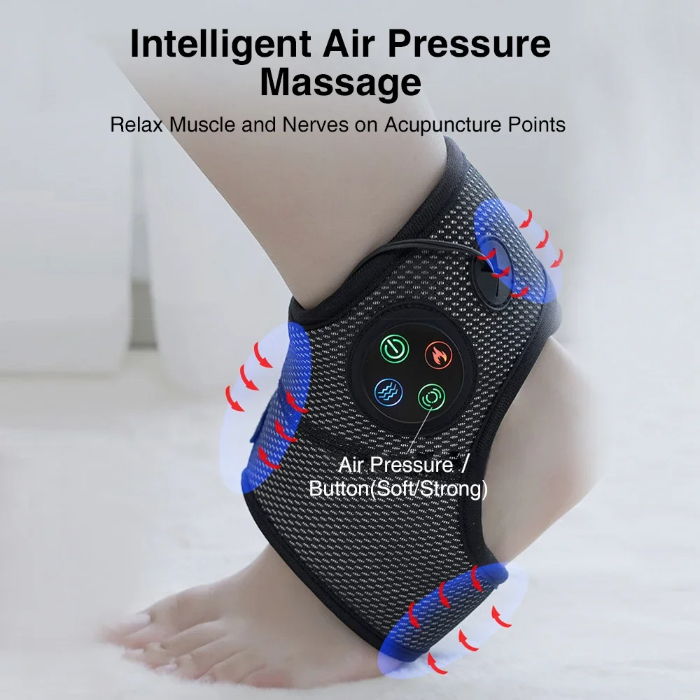 Electric Ankle Massager Ankle Brace Relaxation Treatment Air Compression Foot Massager Pain Relieve Health Care Foot Massage