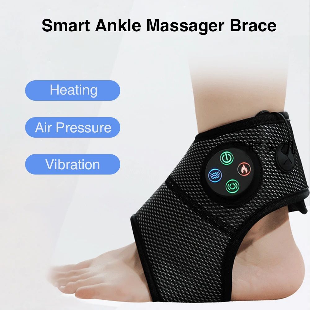 Electric Ankle Massager Ankle Brace Relaxation Treatment Air Compression Foot Massager Pain Relieve Health Care Foot Massage