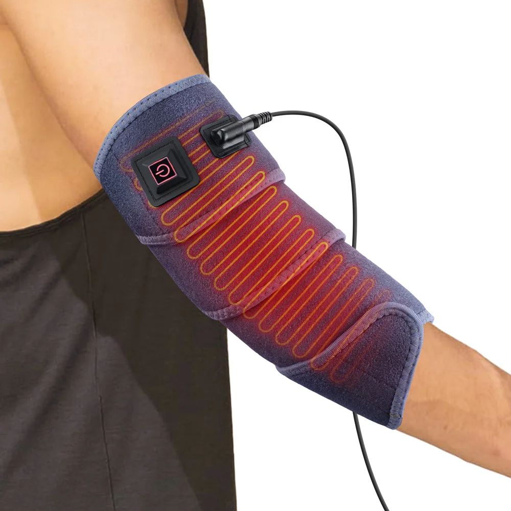 Arm Massagers Heating Pad Wrap 3 Heating Settings Heat Therapy Support Brace Wristband Belt Hot Warm Relief Pain Bandage Ankle Support Protector