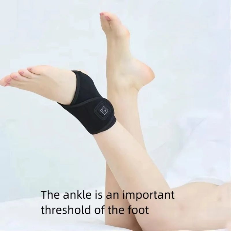1pc Electric Heating Ankle Protection Hot Compress Joint Warm Ankle Protection Outdoor Sports Protection Massage Cold Protection