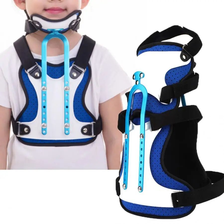 Children Posture Corrector Kid Neck Head Correction Brace Cervical Fixation Support Protector Pad Pain Relief Support