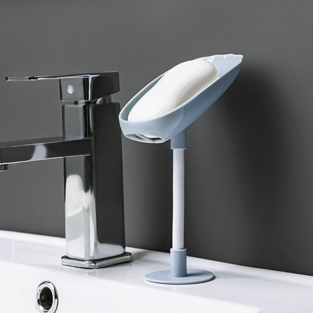 Creative Changeable Angle Household Soap Holder with Drainer Wall Mounted Soap Box Bathroom Holder