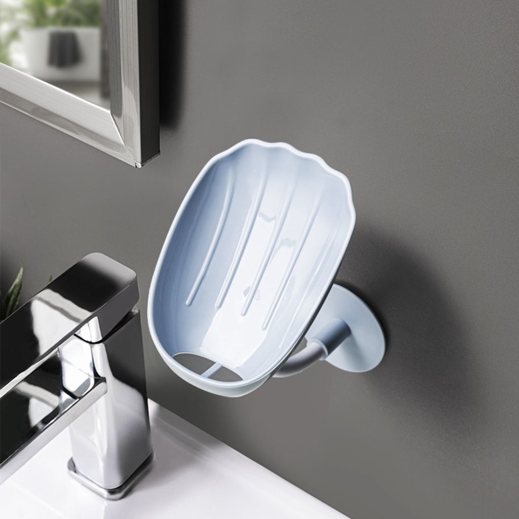 Creative Changeable Angle Household Soap Holder with Drainer Wall Mounted Soap Box Bathroom Holder