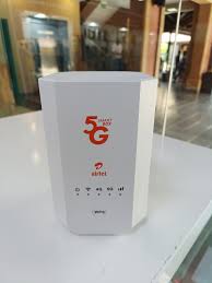 Airtel 5G router with power bank, comes with 15GB data