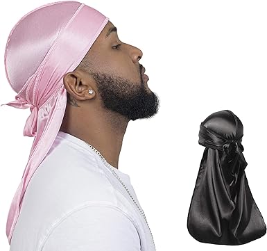 2 PCS QUALITY GUARANTEED - Silky Durags, Silk Durag for Men Women Waves, Silk Durag Pack, Silky Satin Durag for 360 Waves