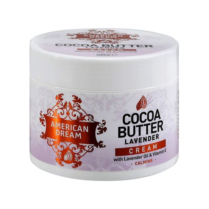 American Dream Cocoa Butter Lavender Cream With Lavender Oil & Vitamin E
