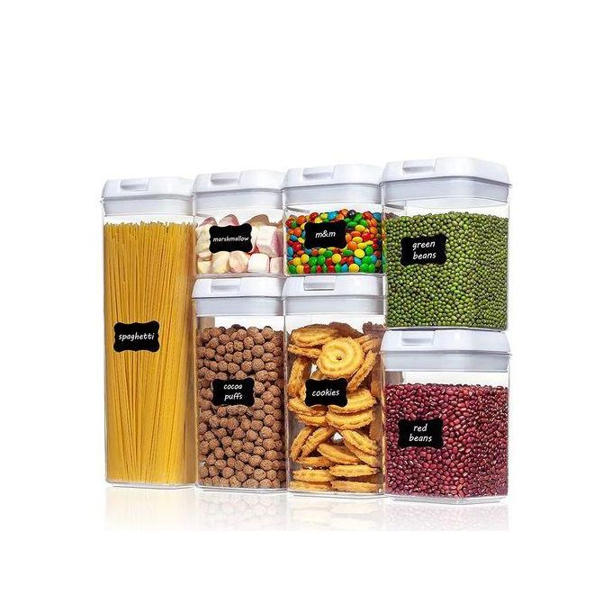 80 Pcs Jar Labels Waterproof Pantry Organizer Stickers +PEN