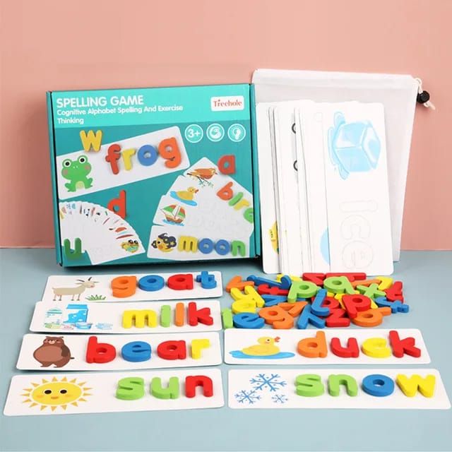 kids home spelling game.