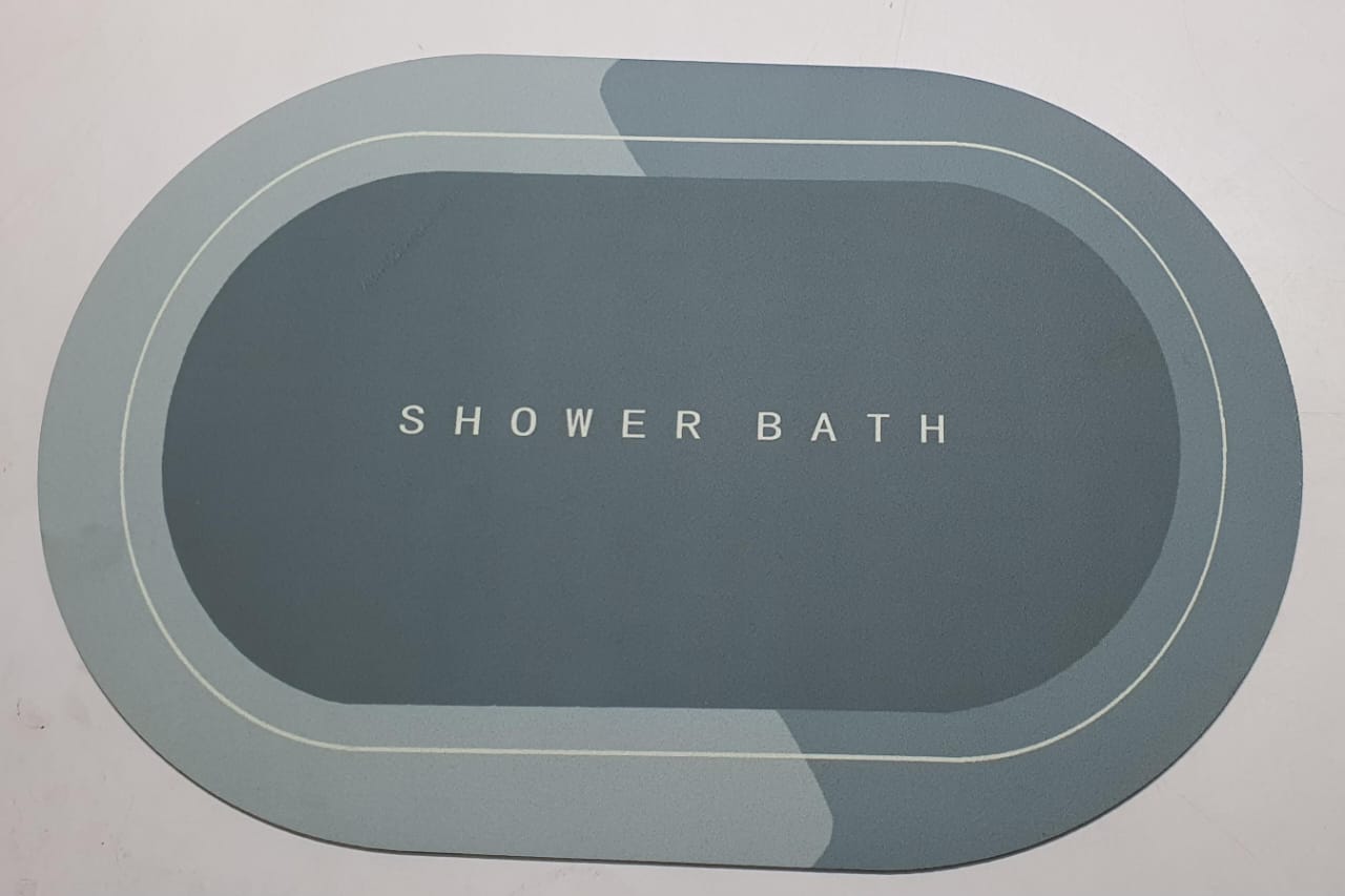 Anti slip bathroom mat