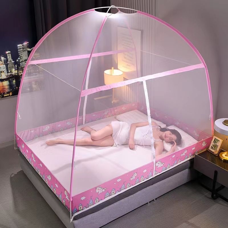 Foldable Dome- Mosquito Net – Pop-Up Tent Style Insect Protection for Beds