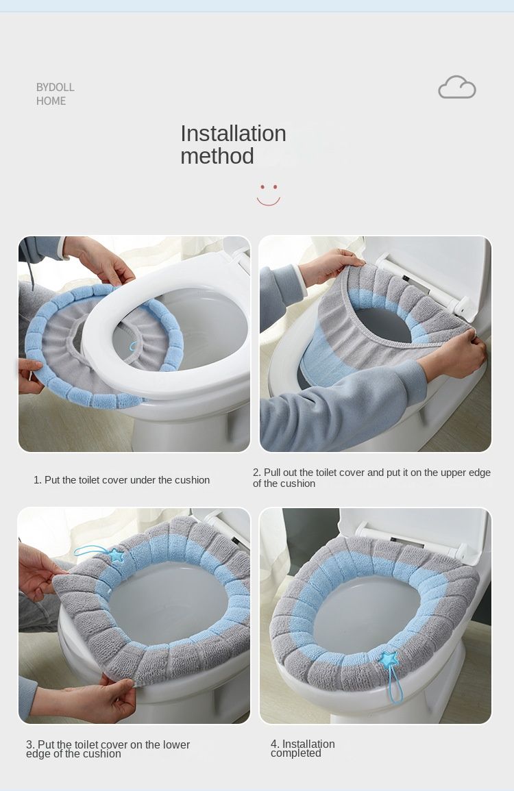 (Easter Sale) Soft Washable Toilet Seat Cover: Comfort & Hygiene | Shop in Kenya