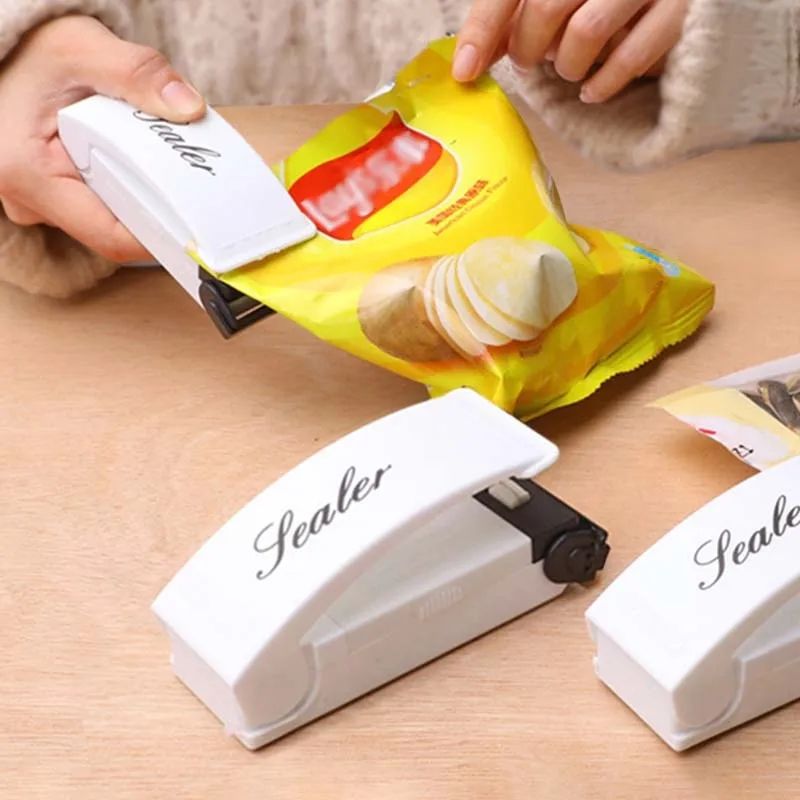 (Easter sale) Mini Handheld Food Sealer Tool Plastic Portable Sealing Machine Heat Bag Packing