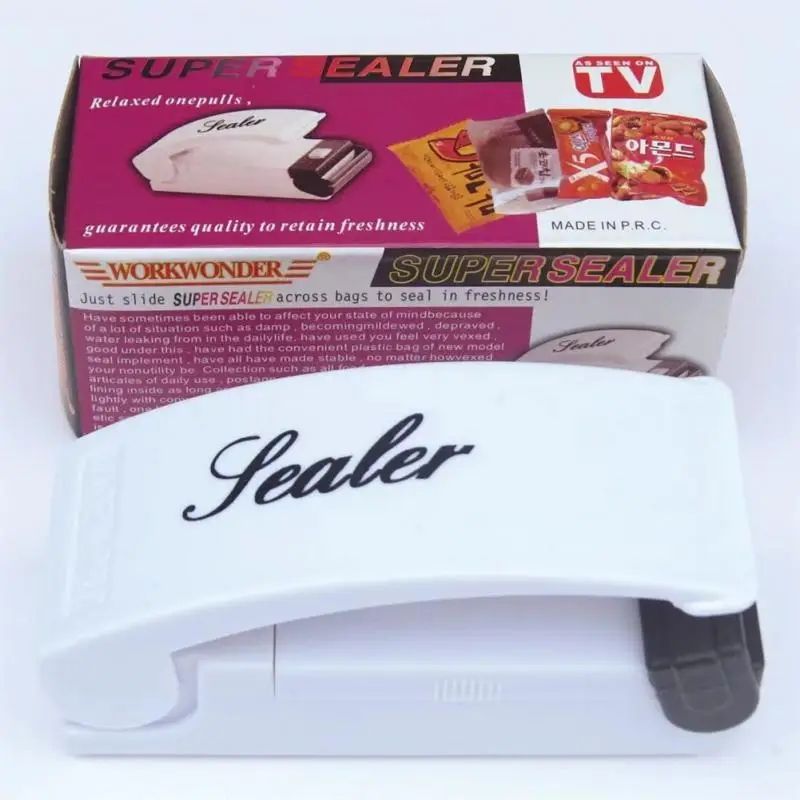 (Easter sale) Mini Handheld Food Sealer Tool Plastic Portable Sealing Machine Heat Bag Packing