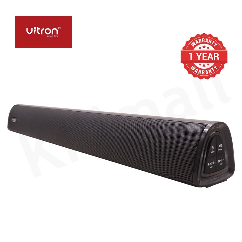 Vitron 2.1CH V51SB Wired Soundbar System with AUX USB Bluetooth Speaker System Home Audio Rich Bass 6000W